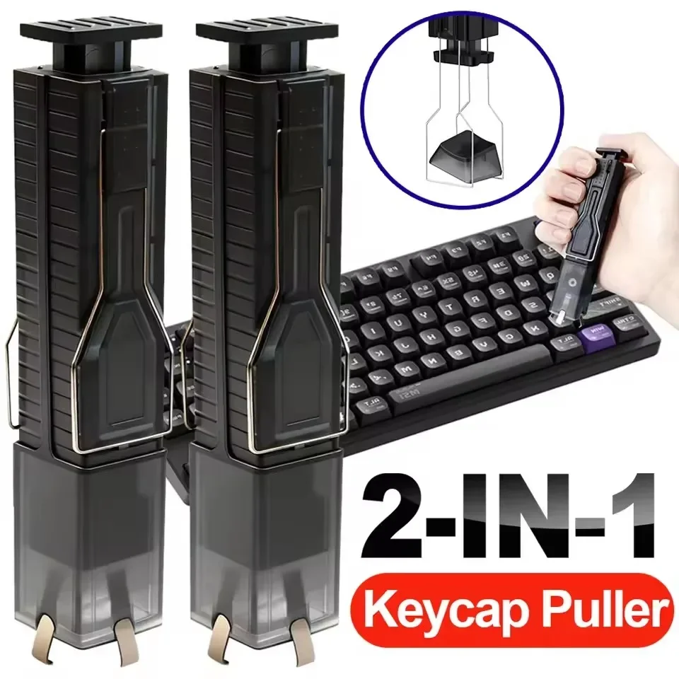 Switch Puller Keycap Puller Kit - 2-in-1 Keycap Removal Tool 4-Claw Grip