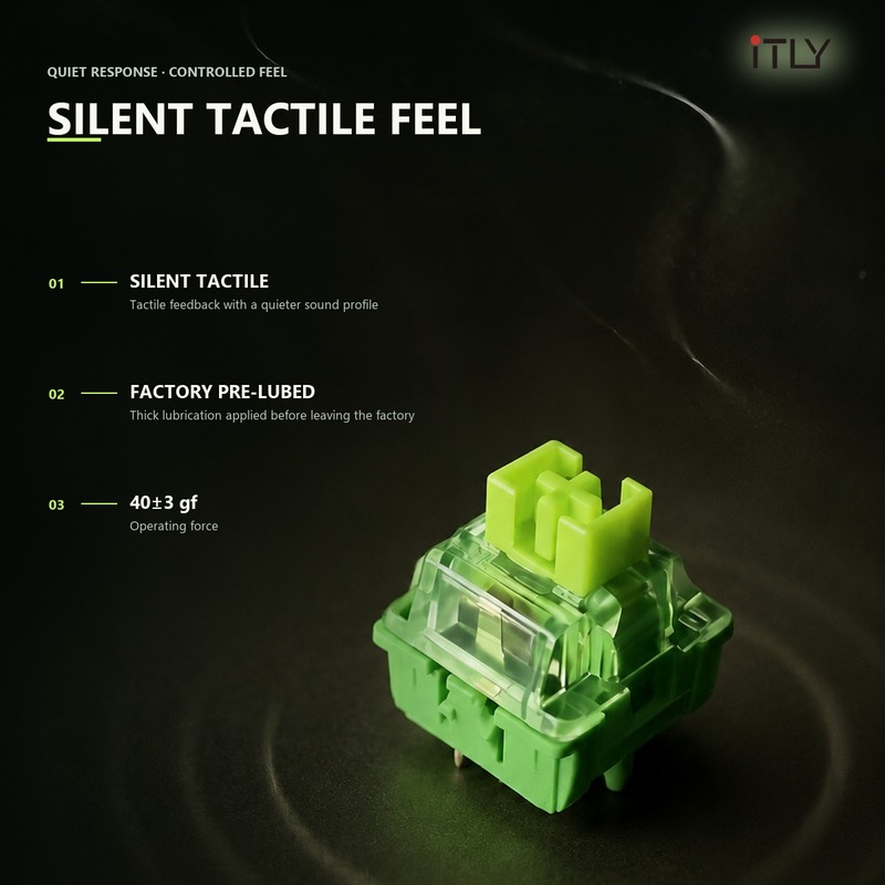 iTLY QingNing Lime Silent Line - Silent Switch Mechanical Keyboard review and price