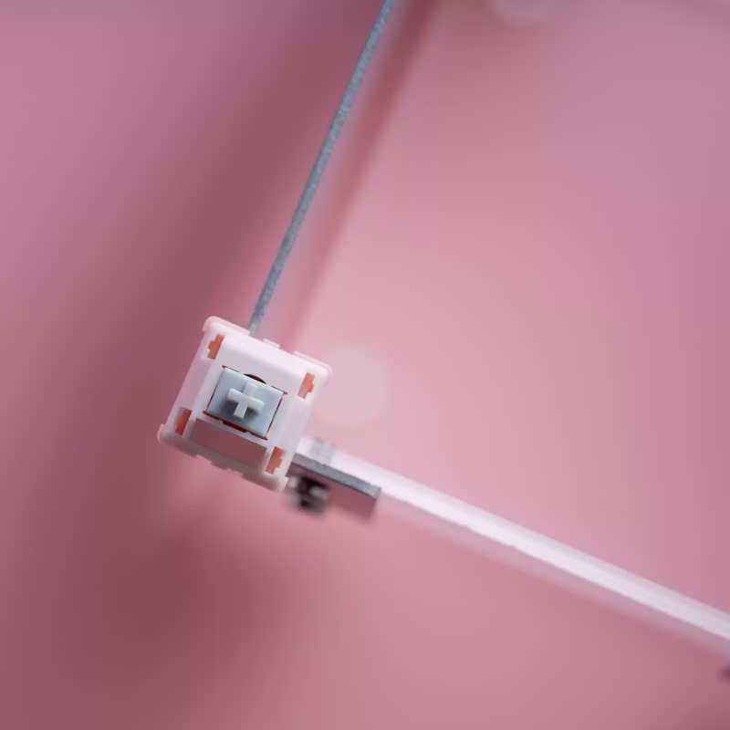Pink Foggy Island Switch Custo - Keyboard Switch Lubed Linear 45G review and price