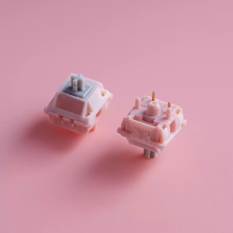 Pink Foggy Island Switch Custo - Keyboard Switch Lubed Linear 45G review and price