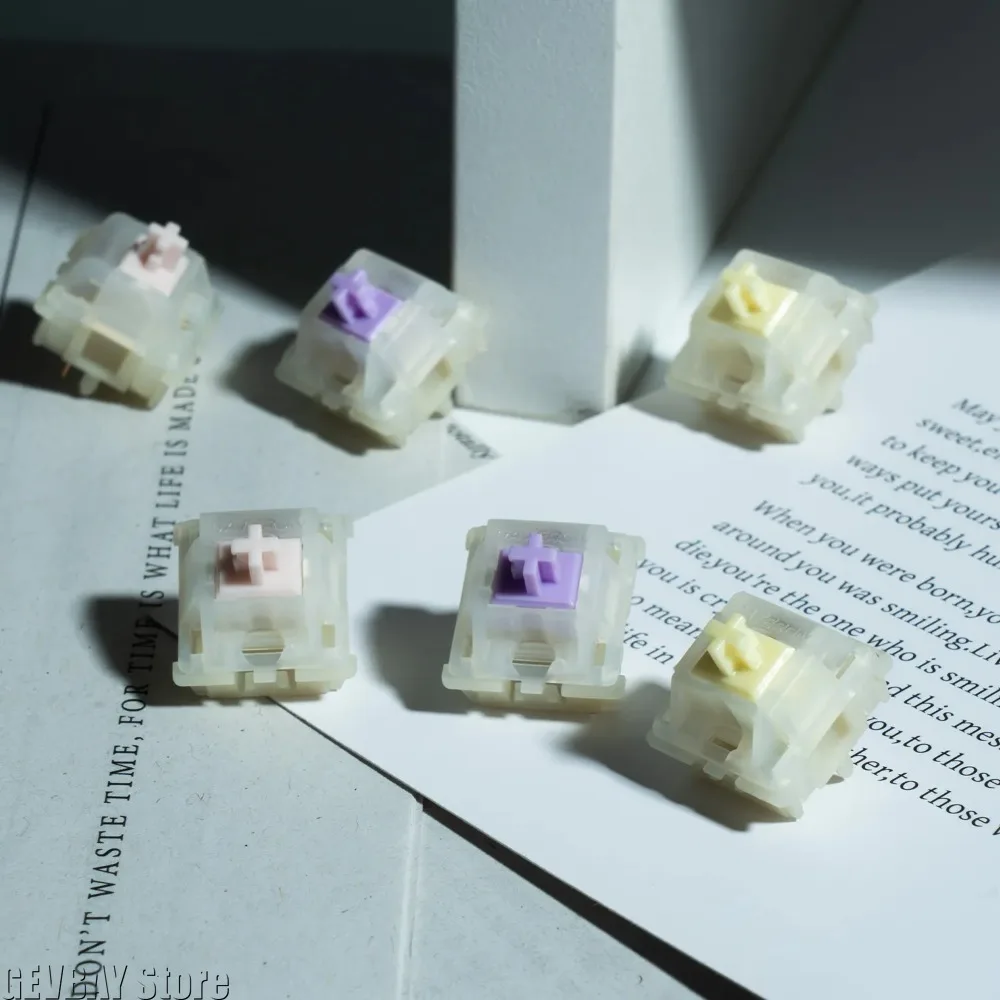 10Pcs/Pack GATERON KS-3X1 Milk - Gateron Switch Linear Tactile review and price