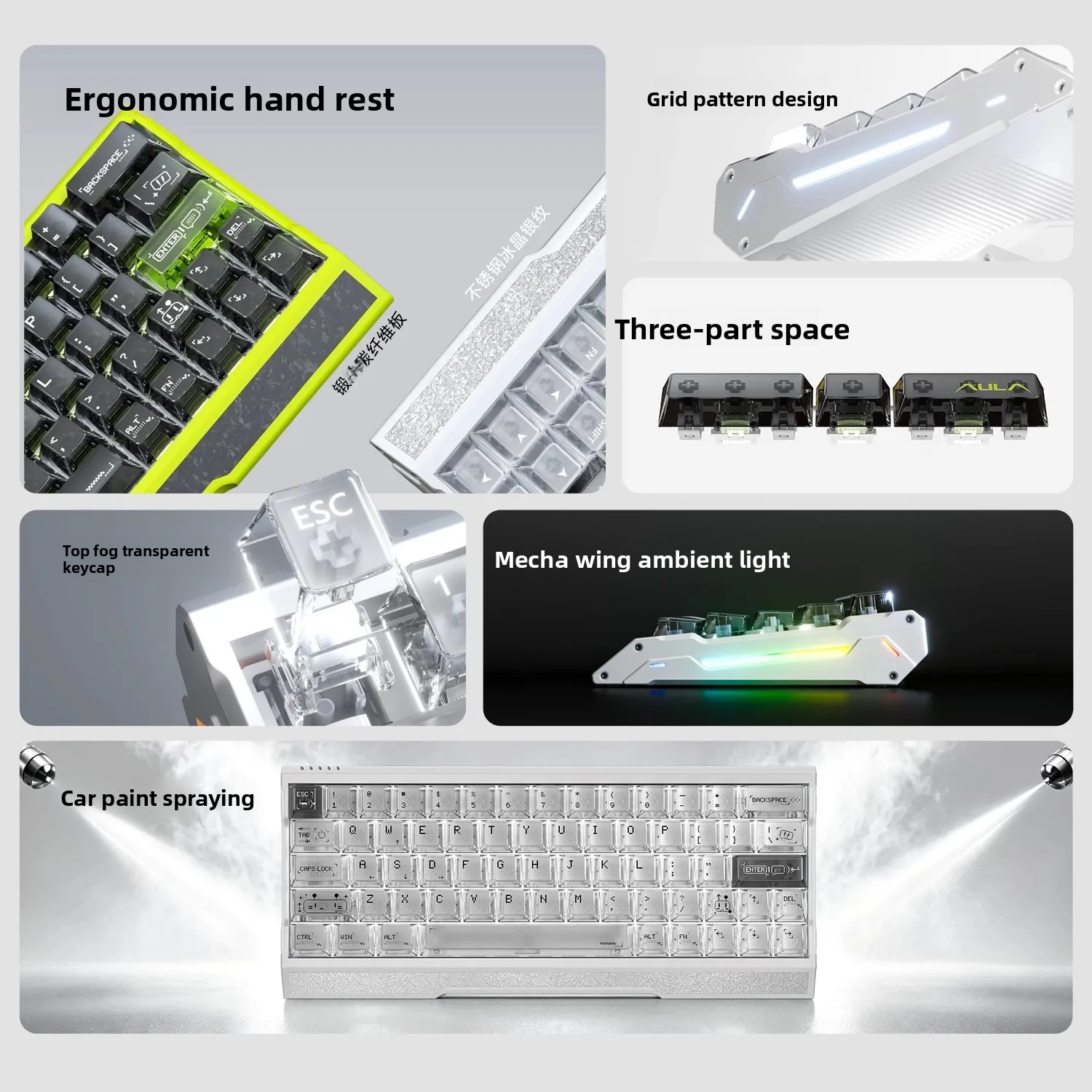AULA  AG63 Pro Hall Effect Mag - Hall Effect Magnetic Switch Keyboard review and price
