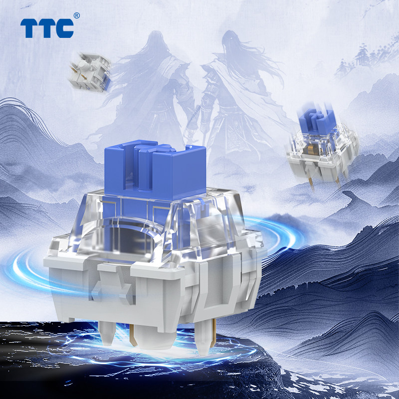 TTC Brother V2 Tactile Clicky  - Hot Swap Keyboard Switch 5 Pin review and price