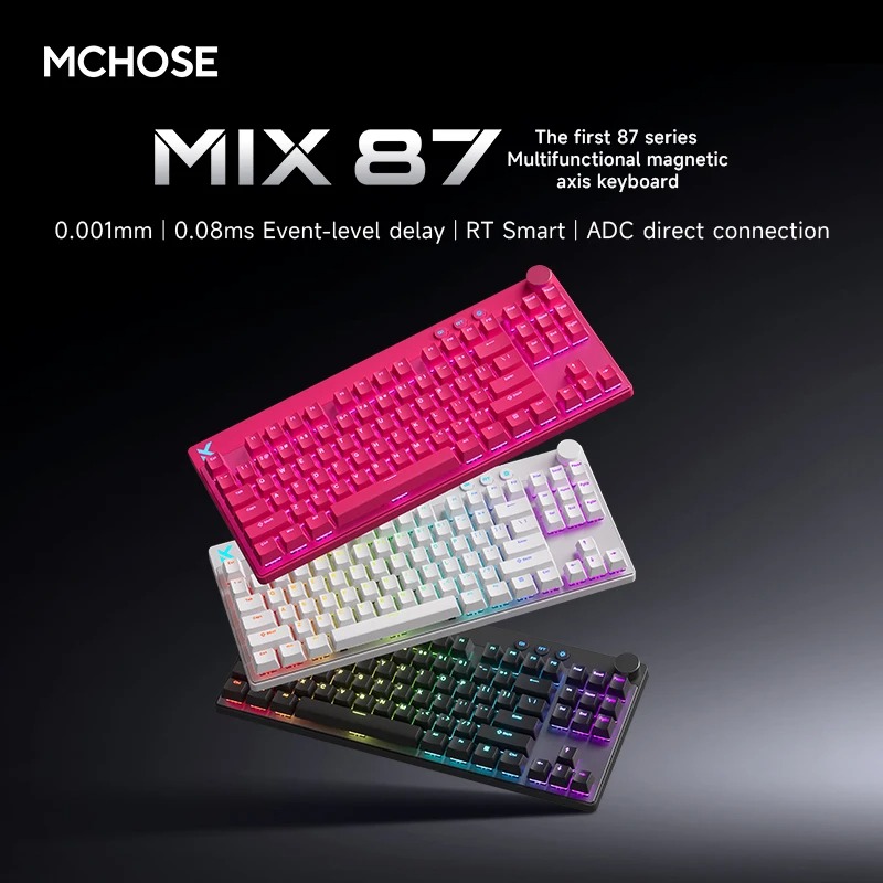 MCHOSE Mix87 Hall Effect Magne - Hall Effect Magnetic Switch Keyboard review and price