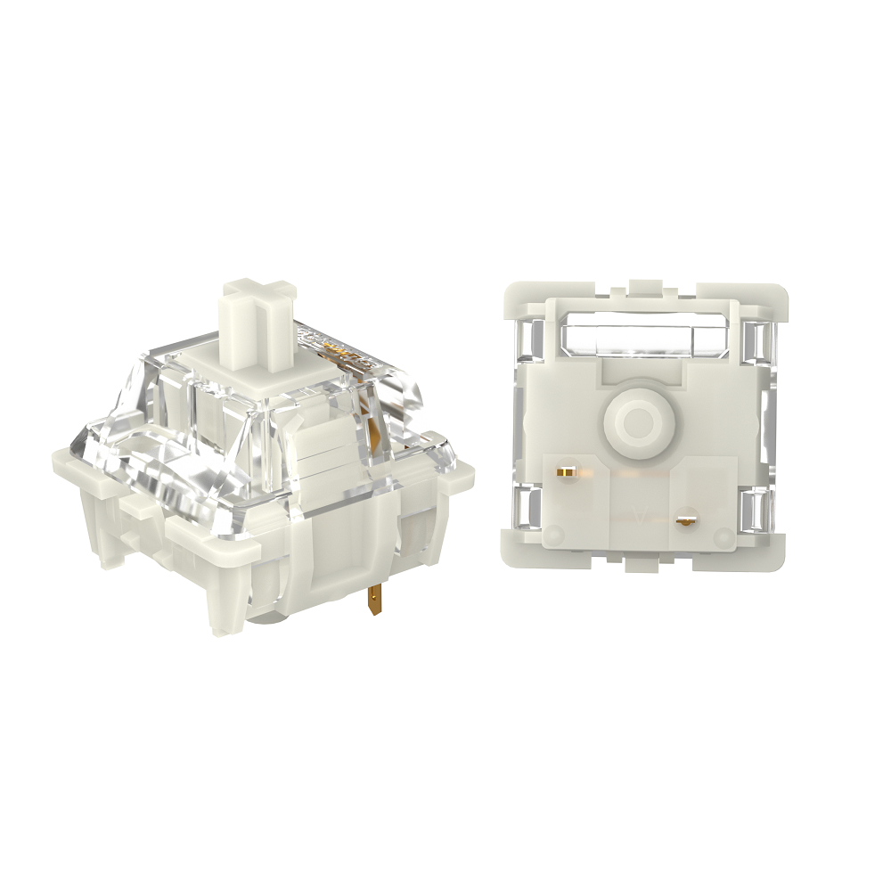 Gateron White Yellow Silver Pr - Gateron Switch Linear Tactile review and price