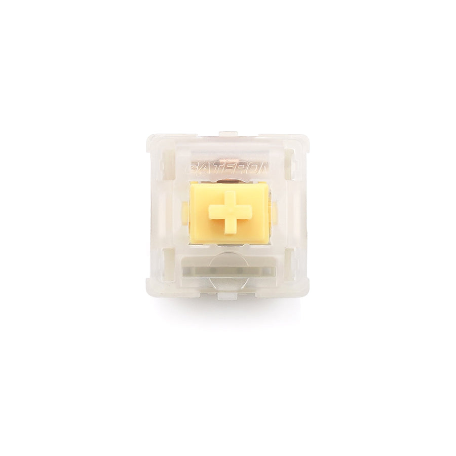 GATERON CAP Milky Yellow Linea - Hot Swap Keyboard Switch 5 Pin review and price