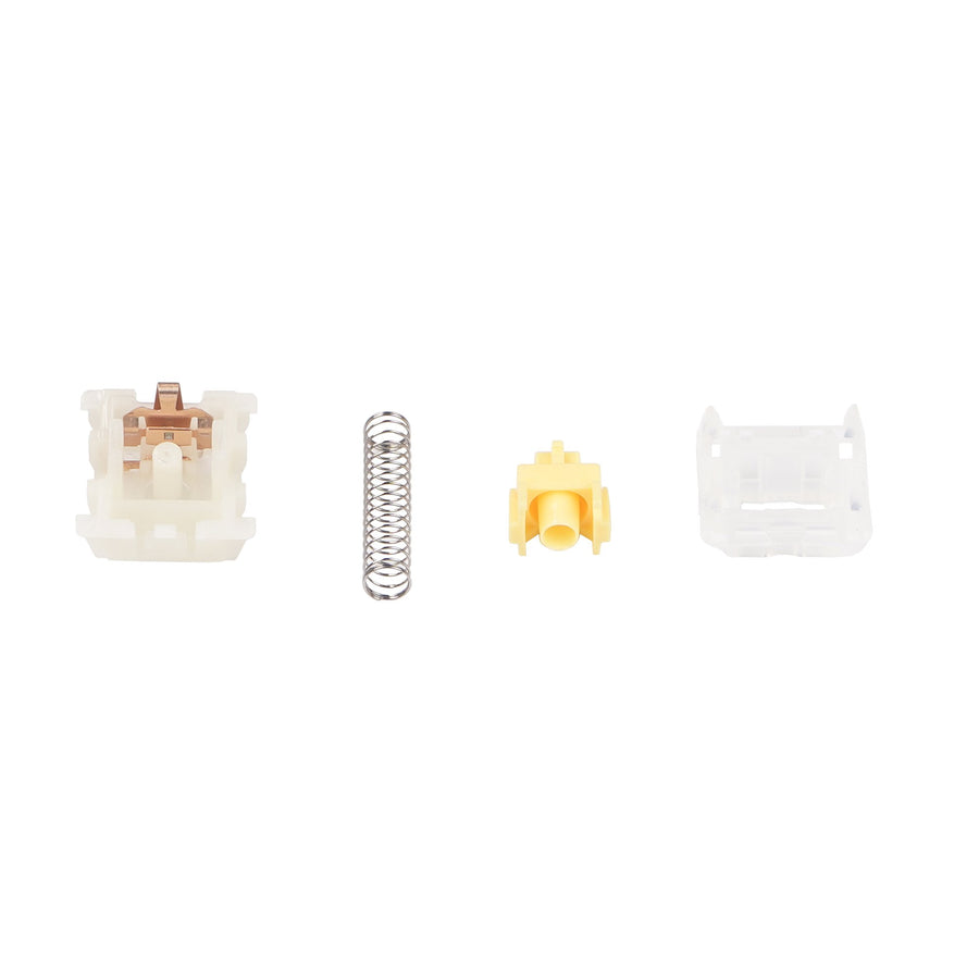 GATERON CAP Milky Yellow Linea - Hot Swap Keyboard Switch 5 Pin review and price
