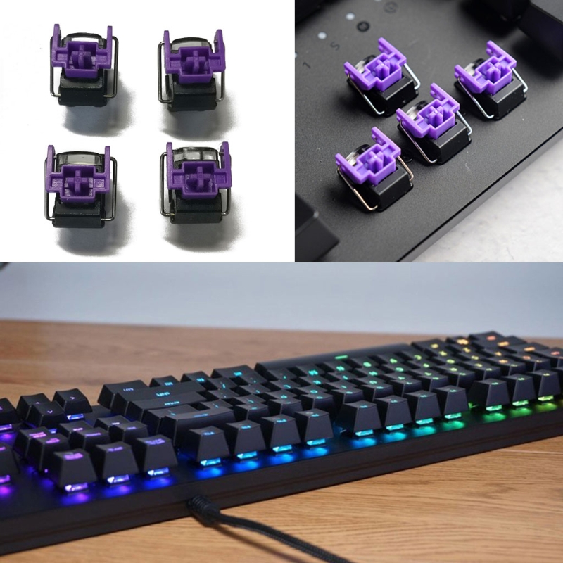 Razer Purple Optical Switches  - Optical Switch Keyboard Hotswap review and price