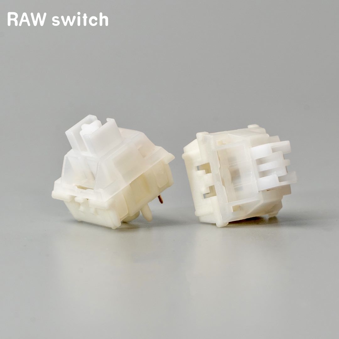 KeyGeek Switch RAW 45g Linear  - Keyboard Switch Lubed Linear 45G review and price