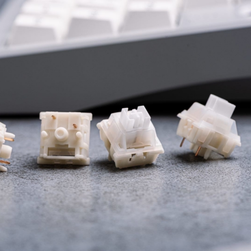 KeyGeek Switch RAW 45g Linear  - Keyboard Switch Lubed Linear 45G review and price