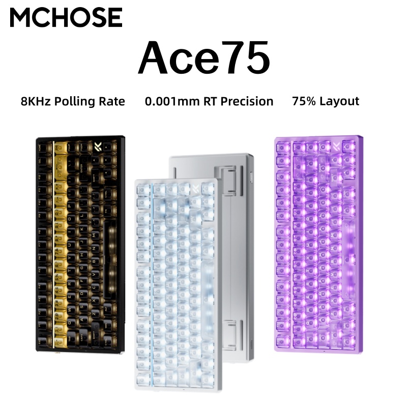 MCHOSE Ace75 Magnetic Switch K - Hall Effect Magnetic Switch Keyboard review and price