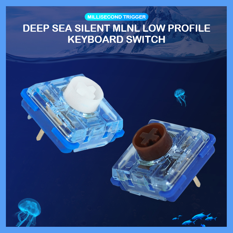 Kailh Deep Sea Silent Low Prof - Silent Switch Mechanical Keyboard review and price