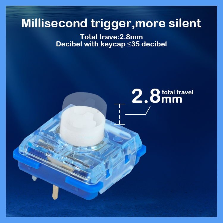 Kailh Deep Sea Silent Low Prof - Silent Switch Mechanical Keyboard review and price