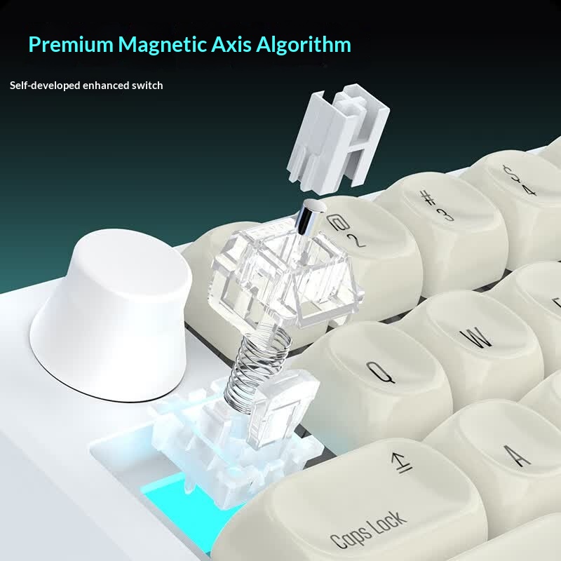Ajazz AK039 Hall Effect Gaming - Hall Effect Magnetic Switch Keyboard review and price