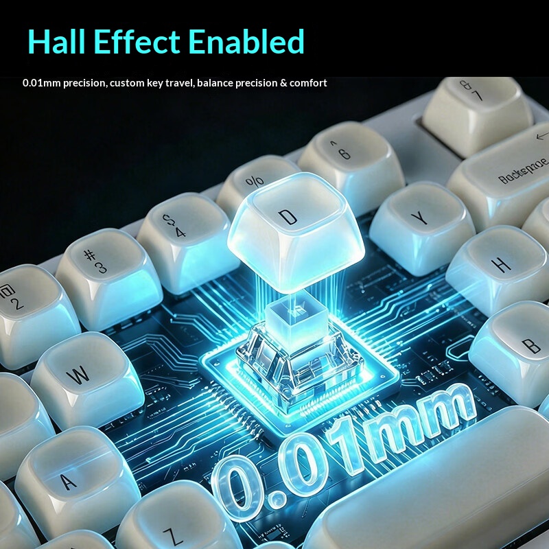 Ajazz AK039 Hall Effect Gaming - Hall Effect Magnetic Switch Keyboard review and price