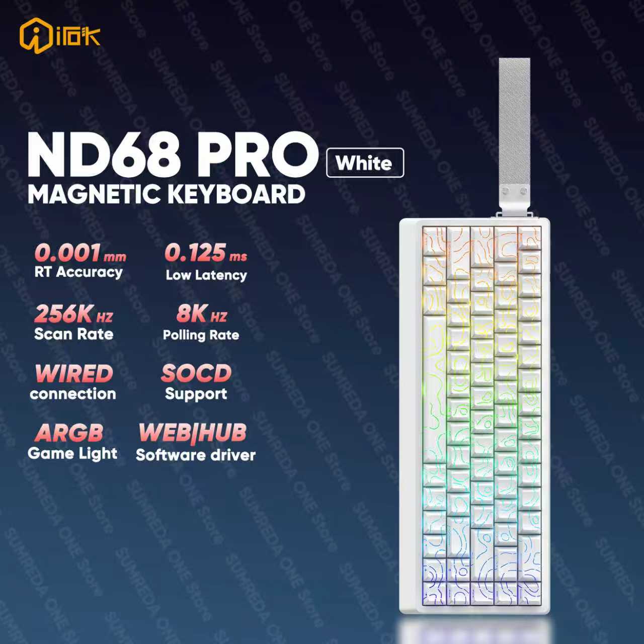 IROK ND68 Pro Gaming Mechanica - Hall Effect Magnetic Switch Keyboard review and price